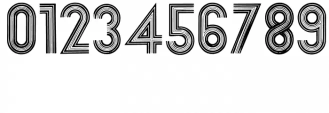 DirtyHatchCaps Font OTHER CHARS