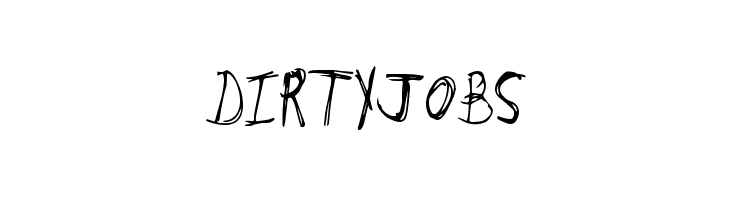 DirtyJobs  免费字体下载