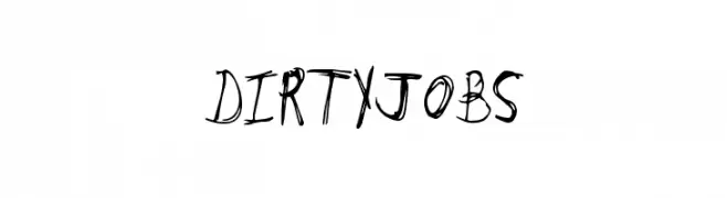 DirtyJobs  baixar fontes gratis