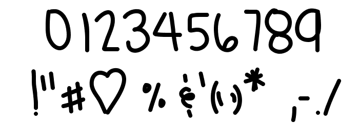 DirtyLiberties Font OTHER CHARS
