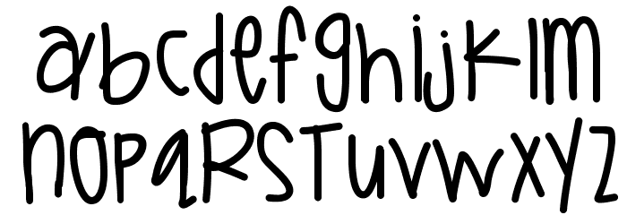 DirtyLiberties Font LOWERCASE