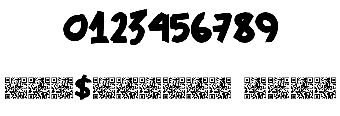 DirtyLocals Font OTHER CHARS