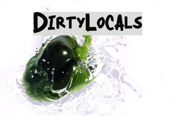 DirtyLocals Font examples