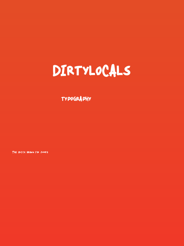 DirtyLocals Poster