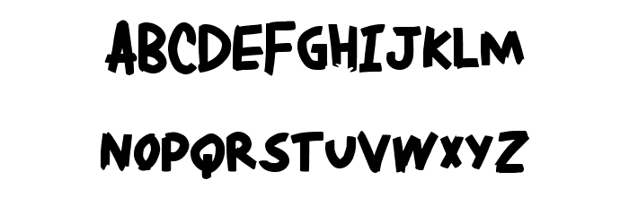 DirtyLocals Font LOWERCASE