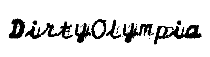 DirtyOlympia  Frei Schriftart Herunterladen