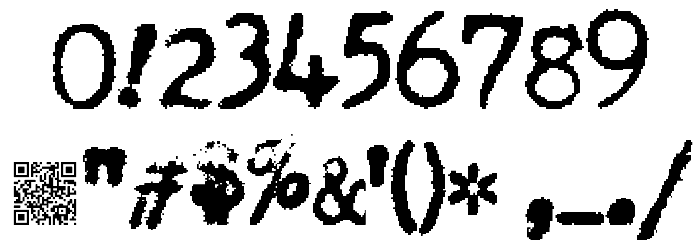 DirtyOlympia Font OTHER CHARS