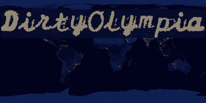 DirtyOlympia Font examples