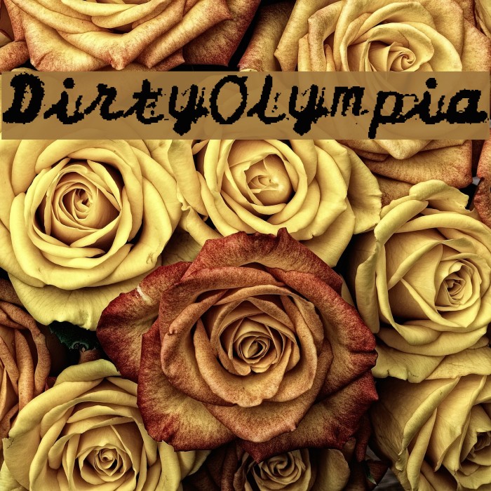 DirtyOlympia Font examples