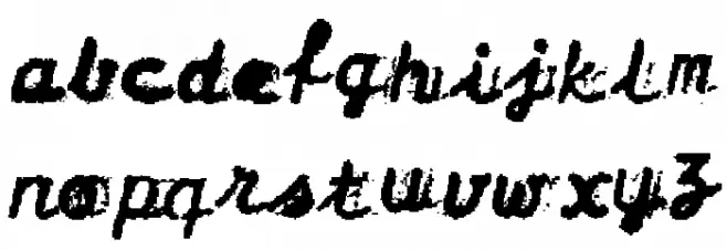 DirtyOlympia फ़ॉन्ट लोअरकेस