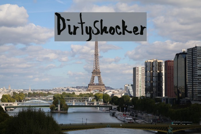 DirtyShocker Fonte examples