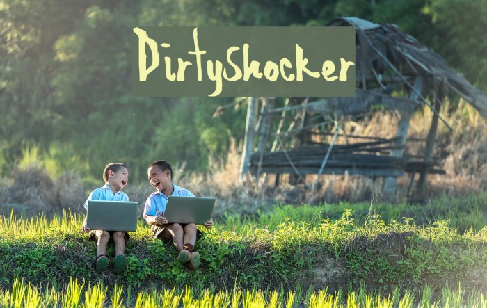 DirtyShocker Fonte examples