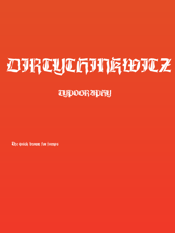 DirtyThinkwitz Poster