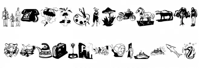 DirtyVectors Font Litere mari