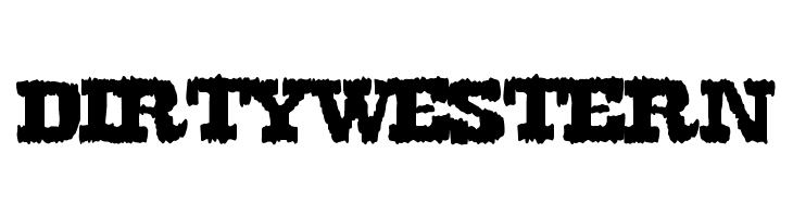 DirtyWestern Font