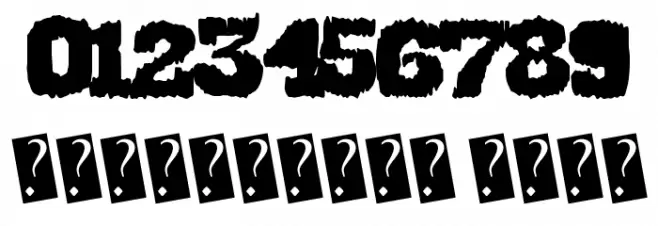 DirtyWestern Font OTHER CHARS