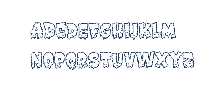 DirtyZombieRegular Lowercase