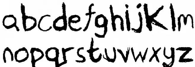 Dirty फ़ॉन्ट लोअरकेस