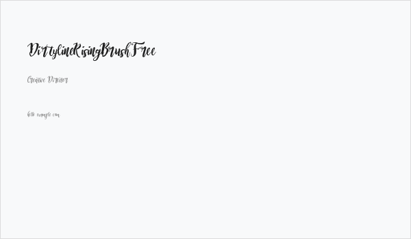 DirtylineRisingBrushFree Business Card
