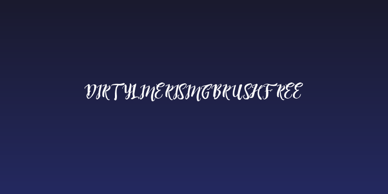 DirtylineRisingBrushFree Social Header