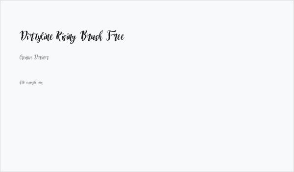 Dirtyline_Rising Brush Free Business Card