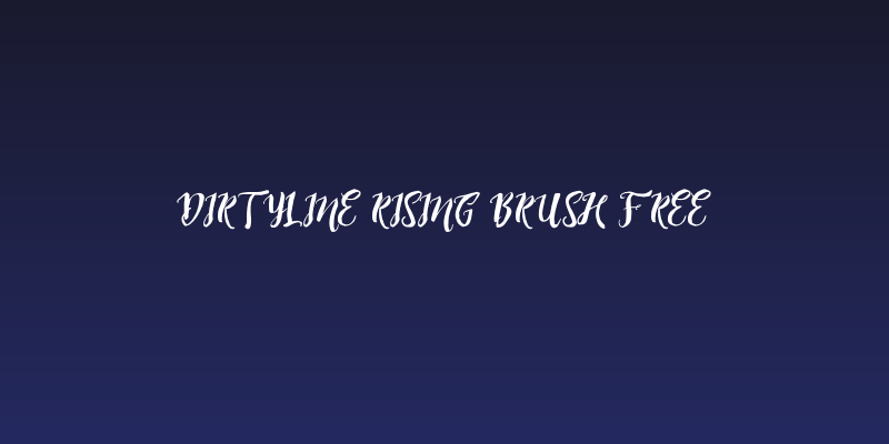 Dirtyline_Rising Brush Free Social Header