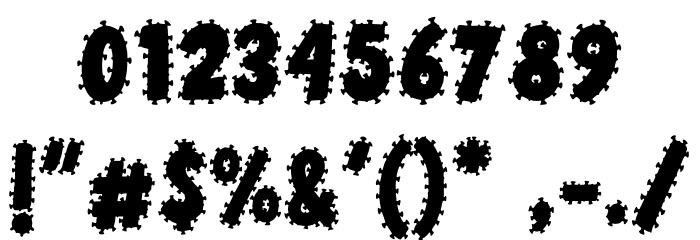Dirtys Font OTHER CHARS