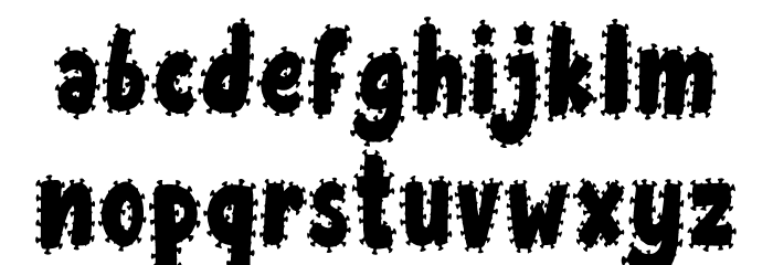 Dirtys Font LOWERCASE