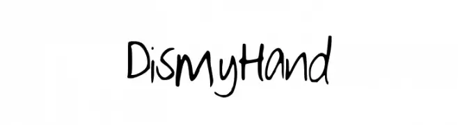 DisMyHand  لخطوط تنزيل