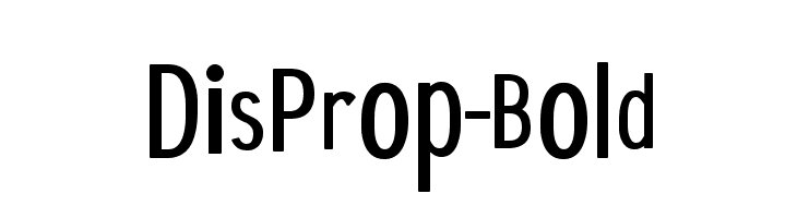 DisProp-Bold Font