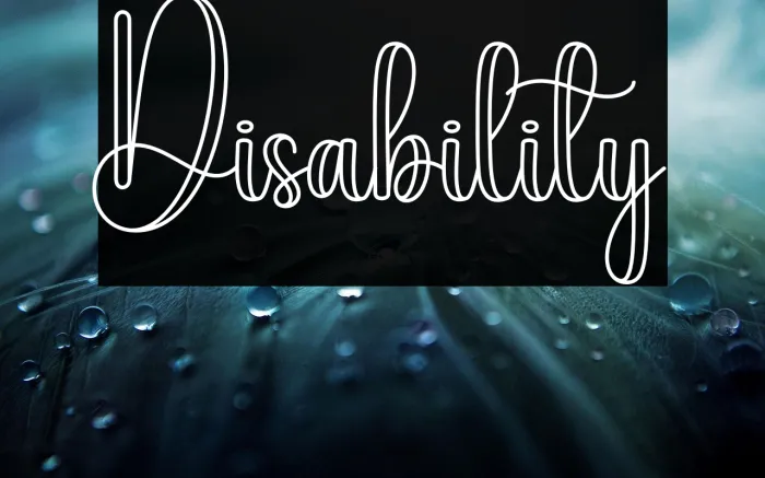 Disability Example 1