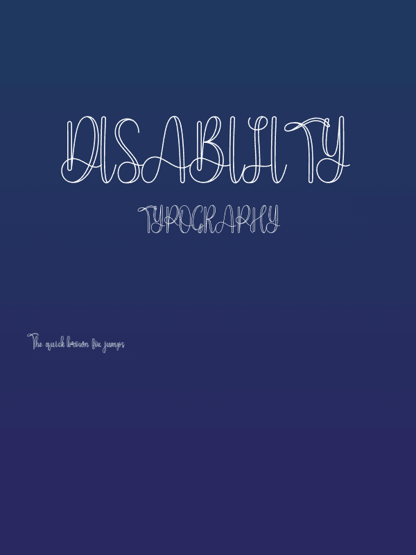 Disability Poster