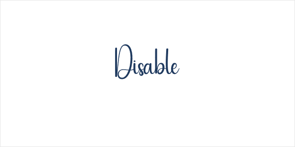 Disable Logo