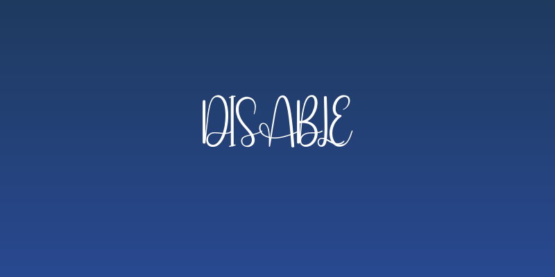 Disable Social Header