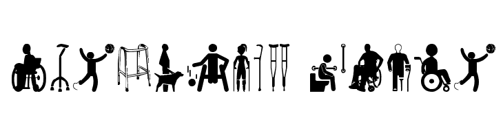 Disabled Icons  font caratteri gratis