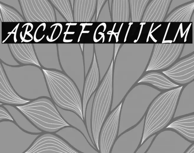 Disania Font examples