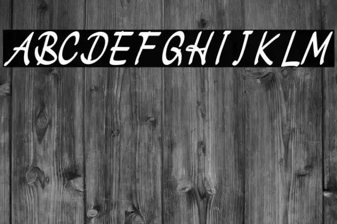 Disania Font examples