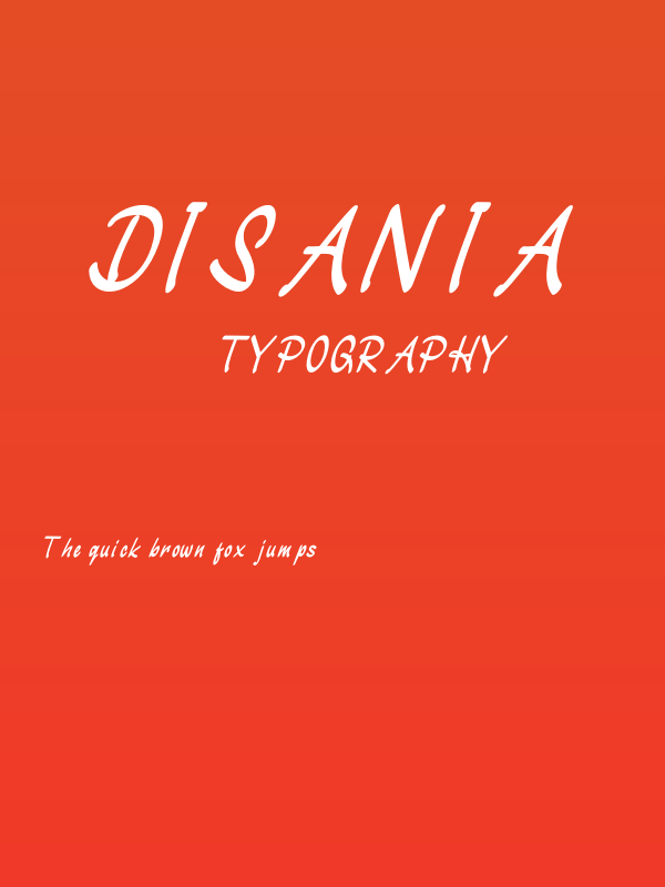 Disania Poster
