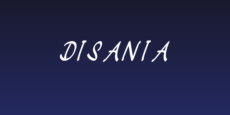 Disania Social Header