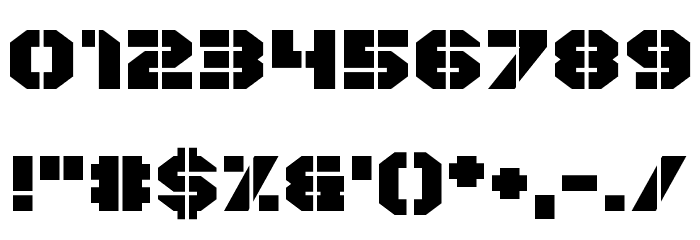 Disarmer Font OTHER CHARS