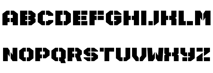 Disarmer Font LOWERCASE