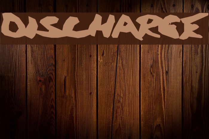Discharge Font examples