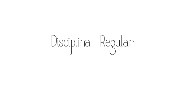 Disciplina-Regular Logo
