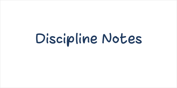 Discipline Notes Logo