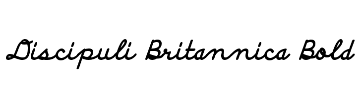 Discipuli Britannica Bold  Descarca Fonturi Gratis