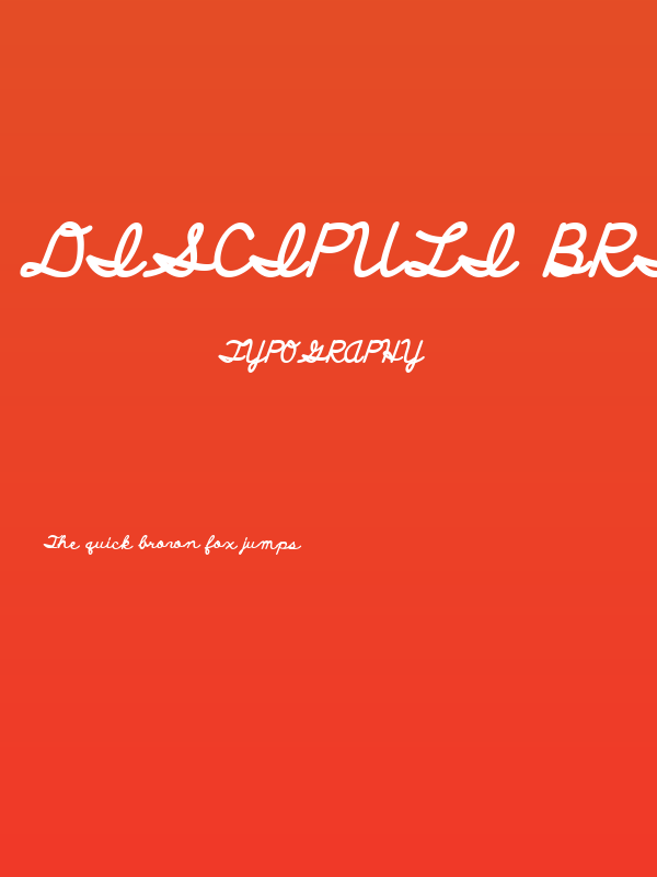 Discipuli Britannica Bold Poster