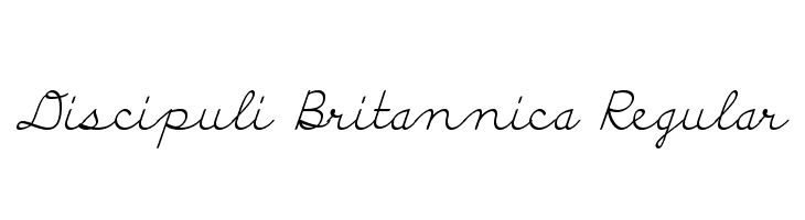 Discipuli Britannica Regular  Fuentes Gratis Descargar