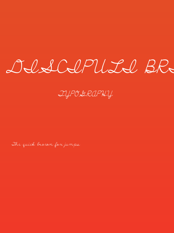 Discipuli Britannica Regular Poster