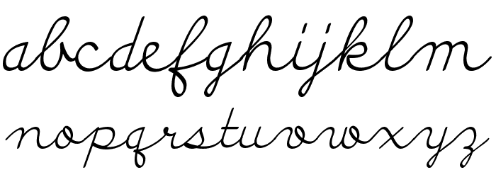 Discipuli Britannica Regular Font LOWERCASE