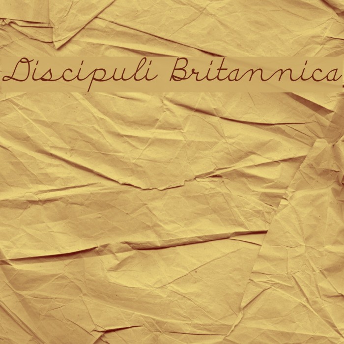 Discipuli Britannica Font examples